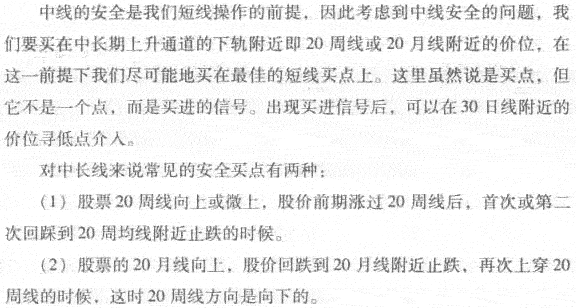 中长线的两种安全买点