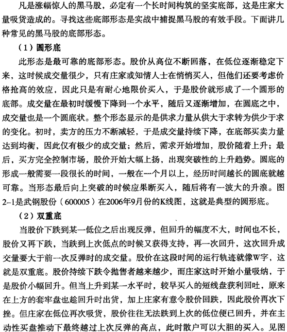 怎样捕捉黑马股