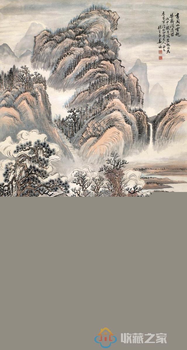 姜筠二十二幅山水作品画欣赏