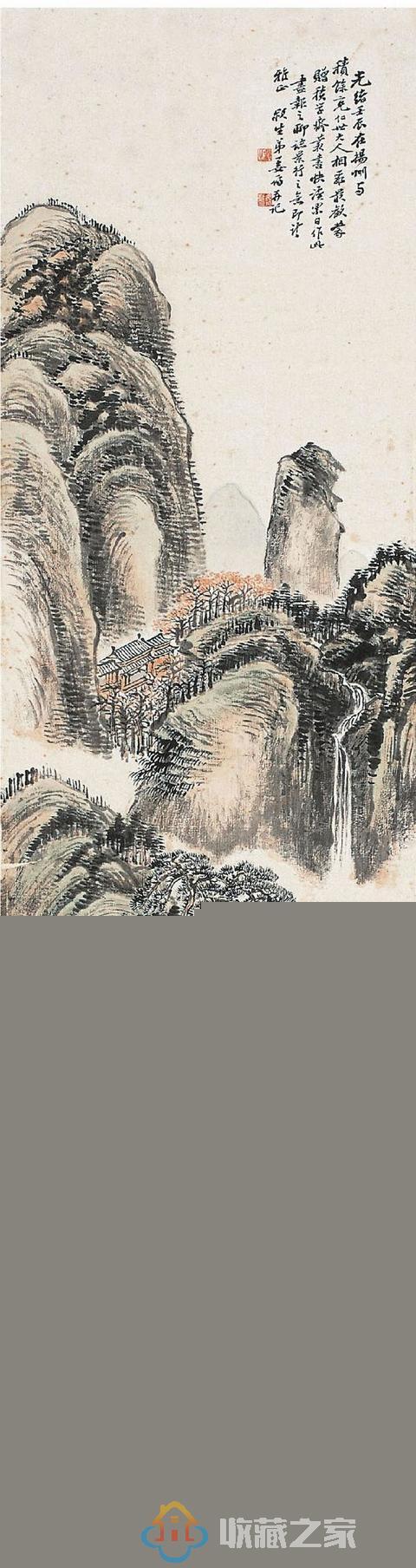 姜筠二十二幅山水作品画欣赏