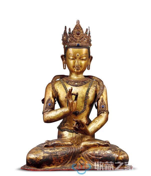 即将在香港拍卖的铜鎏金佛像