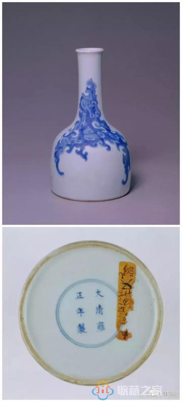 清雍正青花瓷器的款识及底部特征