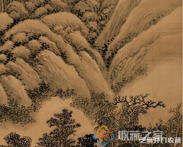 清 · 王翚《仿巨然夏山图笔法》