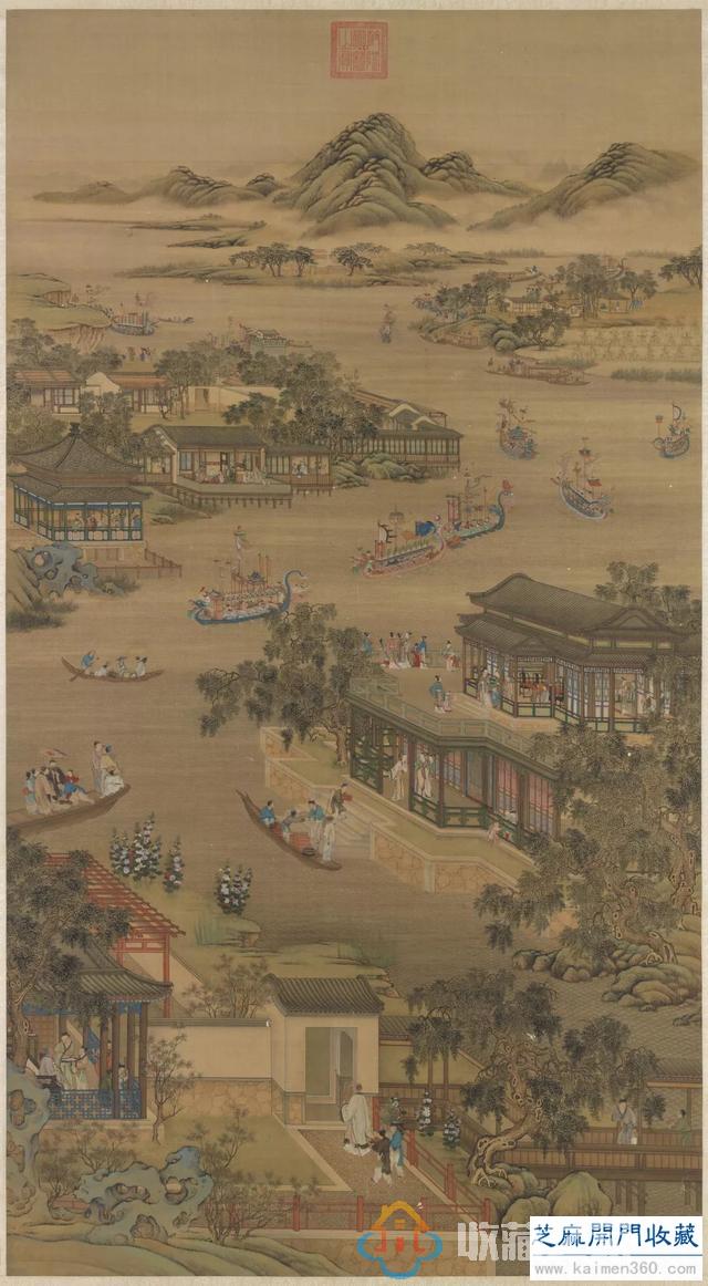 台北故宫博物院藏 >>> 清院画《十二月令图》