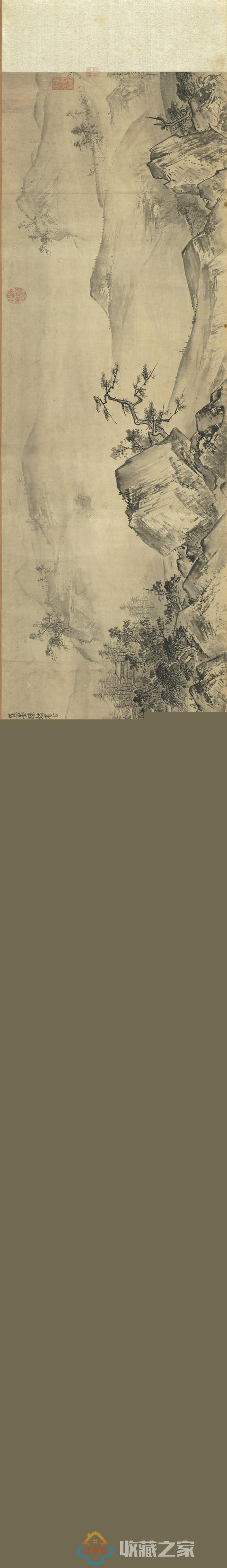 台北故宫博物院馆藏精品：宋代夏圭《溪山清远图》，收藏或下载吧