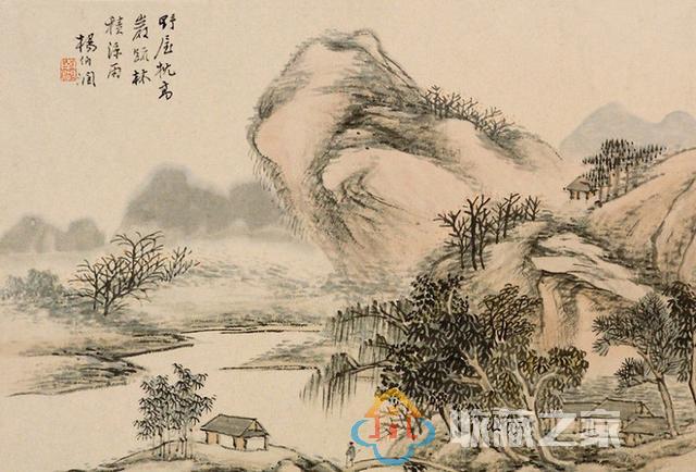 海派名家——杨伯润的山水画