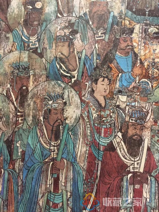 中国古代壁画奇葩“朝元图”，三百个形象神采无一雷同